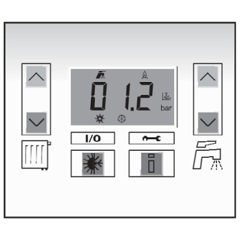 Panel sterowania LCD - zestaw: panel sterujący, płytka LCD + obudowa panelu do ULRICH Kondensich Kompressor  KOD: sU.120.00.KO.017.803.01